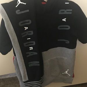 Big Boys Authentic Jordan Sweatsuit Suit